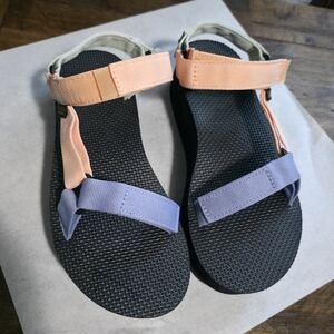 Teva Women's Sandals in Peach and Lavender